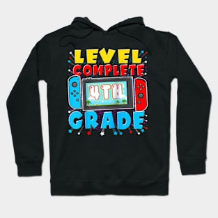 4Th Grade Level Complete Graduation Class 2024 Boys Gamer Hoodie